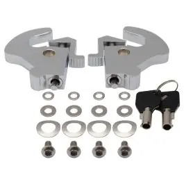Locking Quick Release Clamp Kit for Harley-Davidson® Motorcycles | Chrome Limited Offer
