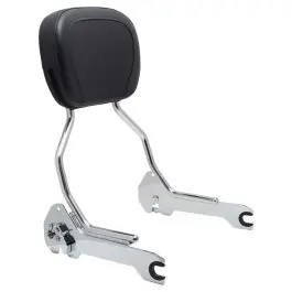 Authentic Chrome Detachable Sissy Bar Backrest for Harley® Fat Boy / Breakout '18-'25