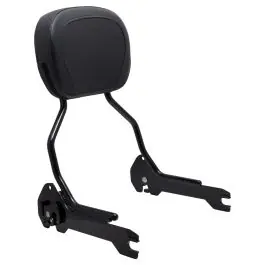 Black Detachable Sissy Bar Backrest for Harley® Fat Boy / Breakout '18-'25 Time-Limited