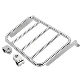 Chrome Luggage Rack Add-On for HOGWORKZ® Sissy Bar Backrest for Harley® Fat Boy / Breakout '18-'25 Price Drop