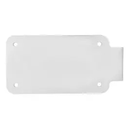 HOGWORKZ® Vertical Saddlebag License Plate Mount | Chrome Handmade