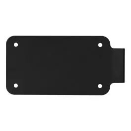 HOGWORKZ® Vertical Saddlebag License Plate Mount | Black Authentic