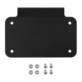 Same Day Shipping HOGWORKZ® Horizontal Saddlebag License Plate Mount | Black