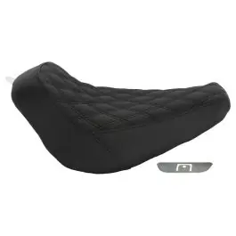 HOGWORKZ® Solo Seat for Wide Bobber Rear Fender for Harley® Softail '18-'25 (Diamond / Black) Limited Offer