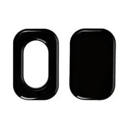 Grab Now Antenna Hole Covers / Fillers for Harley® Touring '06-'25 - Open / Blocked | Gloss Black
