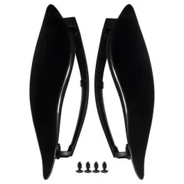 Adjustable Batwing Air Deflectors for Harley® Touring '14-'25 - Dark Smoke Budget