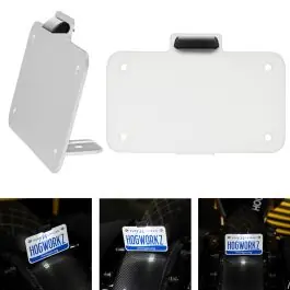 Chrome Seat Bolt LED Upright License Plate Mount for Harley® Motorcycles Shop Now