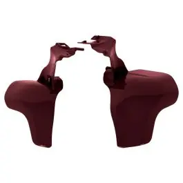 Billiard Burgundy Air Deflectors for Harley® Softail '18-'25 Luxury