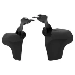Denim Black Air Deflectors for Harley® Softail '18-'25 Warranty Included