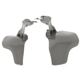 Affordable Gauntlet Gray Air Deflectors for Harley® Softail '18-'25