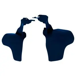 Best Choice Midnight Blue Air Deflectors for Harley® Softail '18-'25