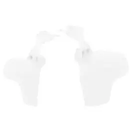 Stone Washed White Pearl Air Deflectors for Harley® Softail '18-'25 Fan Favorite