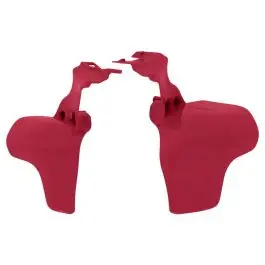 Brand New Wicked Red Denim Air Deflectors for Harley® Softail '18-'25