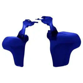Best Choice Zephyr Blue Air Deflectors for Harley® Softail '18-'25