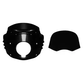 Vivid Black HOGWORKZ® Menace Fairing w/ Windshield for Harley® Softail / Dyna Trusted Brand