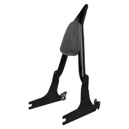 Black Detachable Havoc Sissy Bar Backrest for Harley® Dyna '06-'17 Flash Sale