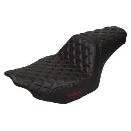 Exclusive Rise Up Seat for Harley® Touring '23.5-'25 (Diamond / Red Stitch)
