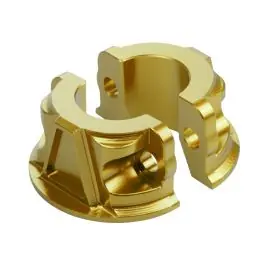 Top Rated Billet Brake & Clutch Perch Clamps for Harley® Softail / Dyna / Sportster | Gold