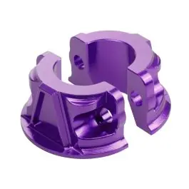 Billet Brake & Clutch Perch Clamps for Harley® Softail / Dyna / Sportster | Purple Special Offer