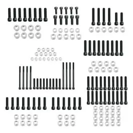 Factory Price HOGWORKZ® Full Engine Bolt Kit for M8 Harley® Touring & Softail | Silver