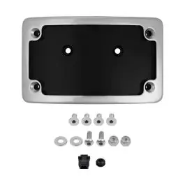 Chrome Universal LED Flush License Plate Mount for Harley-Davidson® Motorcycles Limited Time