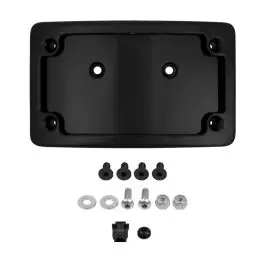 Genuine Black Universal LED Flush License Plate Mount for Harley-Davidson® Motorcycles