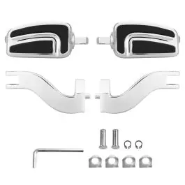 HOGWORKZ® Method Male Mount Passenger Footpegs for Harley® Touring '93-'25 Certified