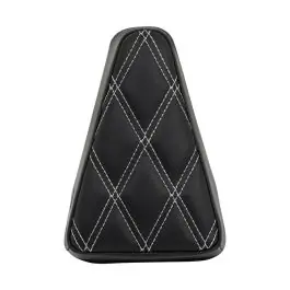 Today Only Havoc Sissy Bar Backrest Pad (Diamond / Silver Stitch)