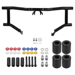 HOGWORKZ® Black Double Barrel Performance Engine Guard for Harley® Touring '23.5-'25 Handmade