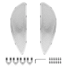 HOGWORKZ® Heaterz Driver Floorboards for Harley® Touring & Softail '86-'25 | Chrome Bargain