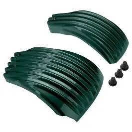 Alpine Green Ribbed Battery Covers for Harley® Softail '18-'24 Same Day Shipping