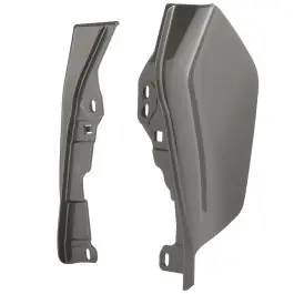 Billiard Gray Mid-Frame Air Deflectors for Harley® Touring '09-'25 Premium