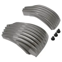 Shop Now Billiard Gray Ribbed Battery Covers for Harley® Softail '18-'24