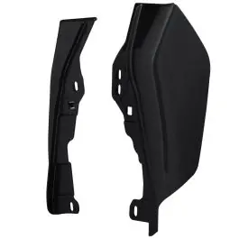 New Arrival Black Magic Mid-Frame Air Deflectors for Harley® Touring '09-'25