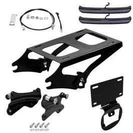 Black Detachable Tour Pack Luggage Conversion Kit for Harley® Touring '14-'25 Wholesale