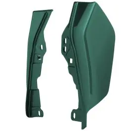 Luxury Alpine Green Mid-Frame Air Deflectors for Harley® Touring '09-'25