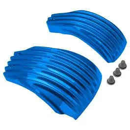 Big Sale Celestial Blue Ribbed Battery Covers for Harley® Softail '18-'24