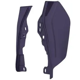 Seasonal Sale Purple Abyss Denim Mid-Frame Air Deflectors for Harley® Touring '09-'25