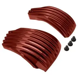 Latest Red Rock Ribbed Battery Covers for Harley® Softail '18-'24