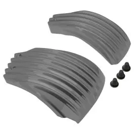 River Rock Gray Denim Ribbed Battery Covers for Harley® Softail '18-'24 Price Drop