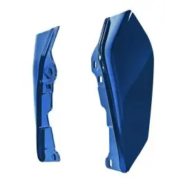Superior Blue Mid-Frame Air Deflectors for Harley® Touring '09-'25 Budget