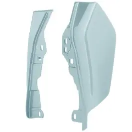 Sharkskin Blue Mid-Frame Air Deflectors for Harley® Touring '09-'25 Price Drop