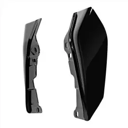 Price Cut Vivid Black Mid-Frame Air Deflectors for Harley® Touring '09-'25