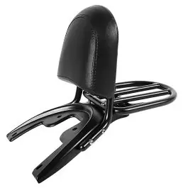 Direct From Manufacturer Black Sissy Bar Backrest / Luggage Rack for Harley® V-Rod '02-'06
