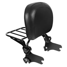 Black Detachable Sissy Bar / Luggage Rack for Harley® Touring '97-'08 Limited Edition