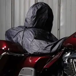 Rain Cover for Harley Davidson® Two Up Seat with Driver Backrest from HOGWORKZ® Holiday Sale