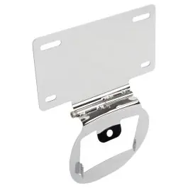 Low Price License Plate Relocation Mount for Harley-Davidson® '14-'25 Touring | Chrome