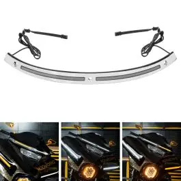 HOGWORKZ® Lumipro LED Windshield Trim for Harley® Touring '14-'25 | Chrome Free Shipping