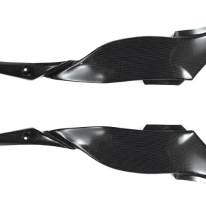 One Day Deal Carbonin Carbon Fiber Fuel Tank Side Panels 09-18 Kawasaki ZX-6R/636