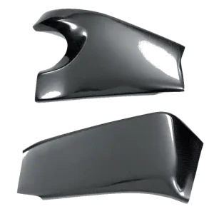 Carbonin Carbon Fiber Swingarm Protectors 09-18 Kawasaki ZX-6R/636 Warranty Included